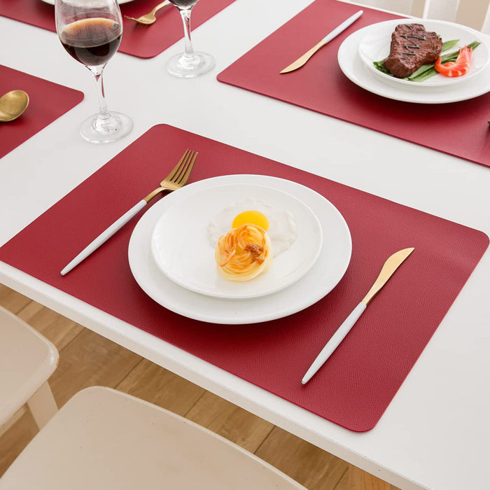 SEGUIRA Leather Rectangle Placemat Wayfair